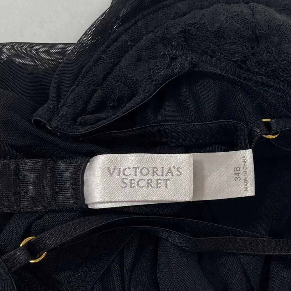 Victoria‎ Secret Black Bodysuit 34B -In Bag.